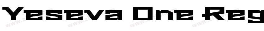 Yeseva One Regular字体转换